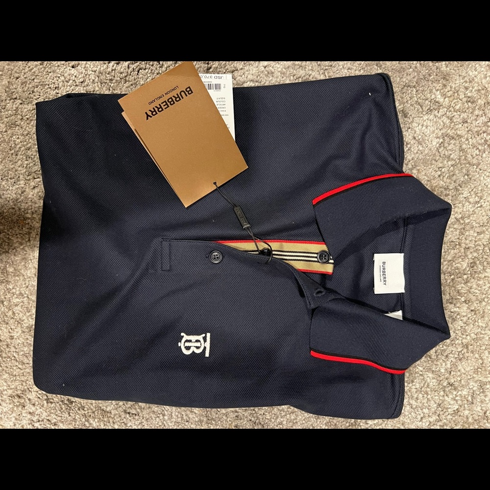 - Mens burberry polo